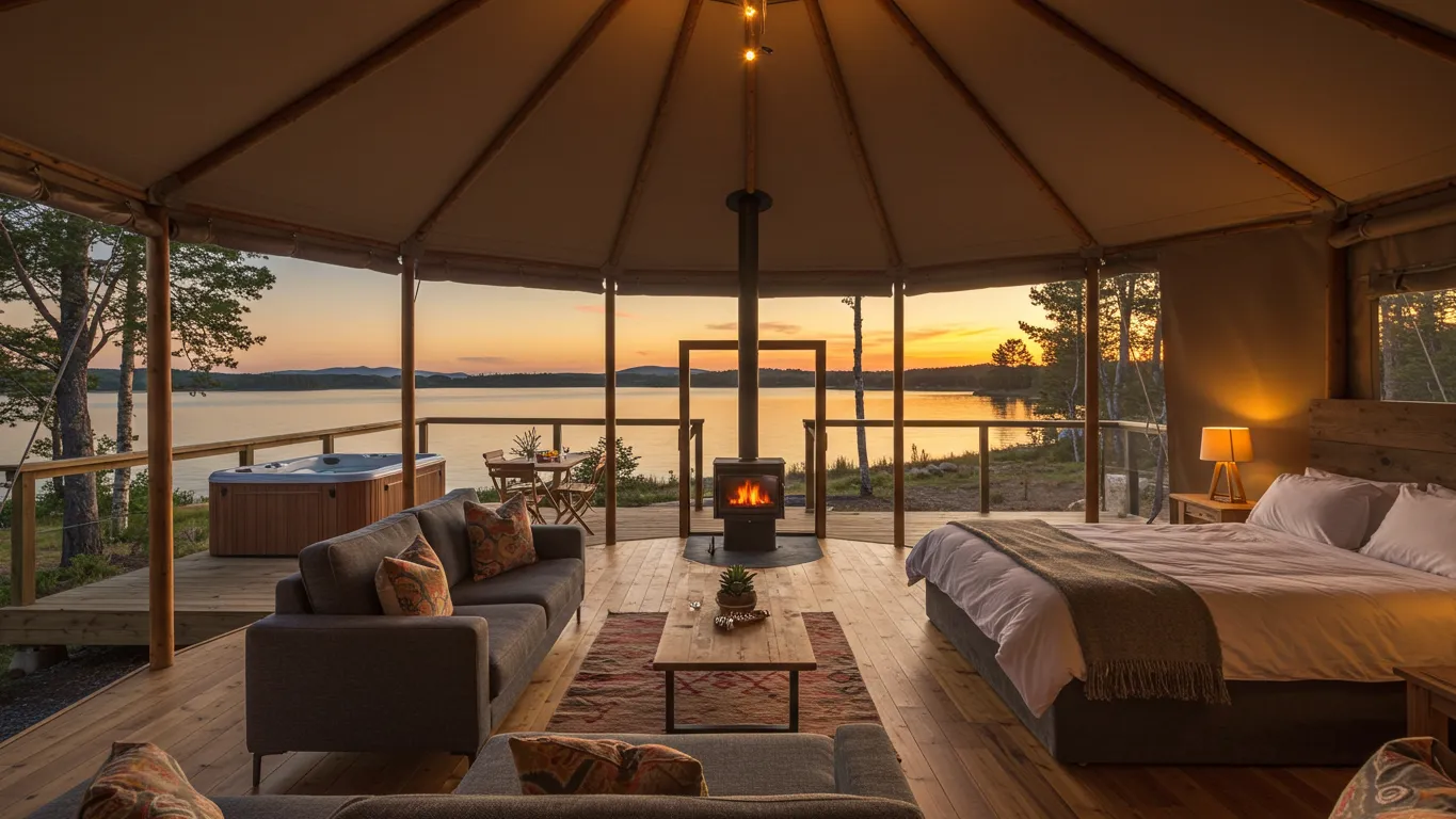 Discover perfect glamping spots for your luxury camping trip